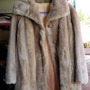 Vintage Sears faux fur coat